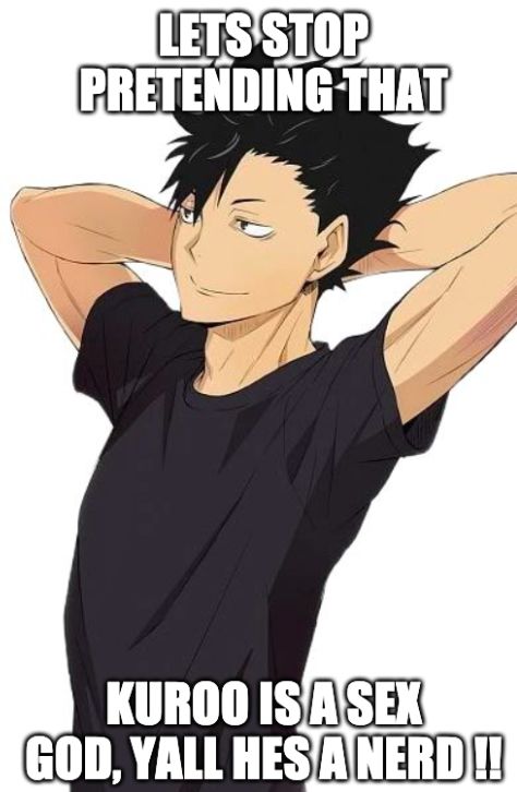 Kuroo Tetsurou Pfp, Kuroo Tetsurou Hot, Kuroo Haikyuu, Kuroo Tetsurou, Anime Board, Haikyuu Funny, He Loves Me, Anime Boyfriend, Haikyuu Anime