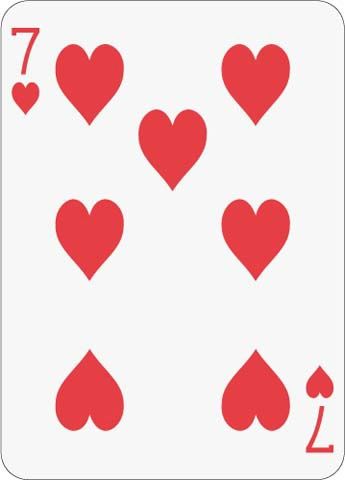 7 Of Hearts Playing Card, Heart Playing Card, Spider Solitaire, Solitaire Games, Playing Card, Poker, Playing Cards