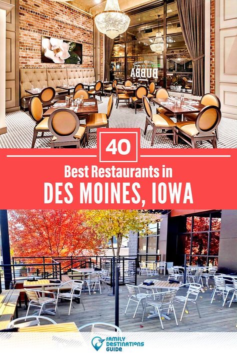 Want to see the best restaurants in Des Moines, IA? We’re FamilyDestinationsGuide, and we’re here to help: From incredible brunch spots and amazing places to eat dinner, to local foodie spots and hidden gems, discover the BEST Des Moines restaurants - so you get memories that last a lifetime! #desmoines #desmoinesrestaurants #restaurantsindesmoines #bestrestaurantsindesmoines #placestoeatdesmoines Things To Do In Des Moines Iowa, Des Moines Restaurants, Iowa Road Trip, Good Places To Eat, Lunch Places, Iowa Travel, Brunch Places, Creepy Places, Family Destinations