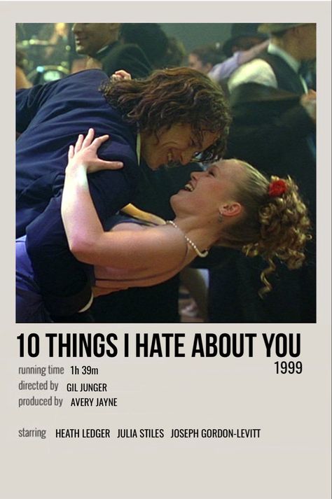 Deco Cinema, Romcom Movies, Film Polaroid, Movie Collage, 10 Things I Hate About You, Iconic Movie Posters, Movie Card, Series Poster, Iptv Subscription