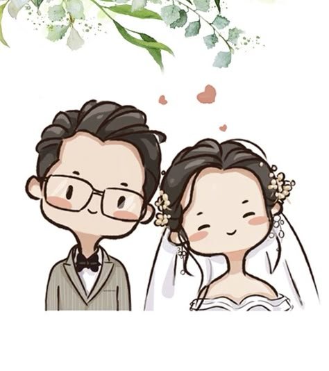 Character Drawing Cartoon, Cartoon Character Drawing, Wedding Cartoon, Cute Couple Drawings, Cartoon Portrait, Drawing Cartoon, Couple Drawings, Art Wedding, Cartoon Character