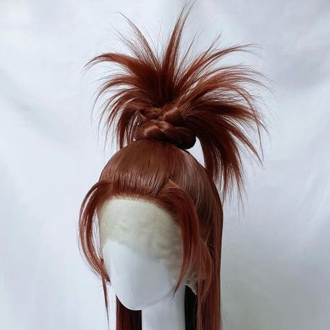 @neptuneswigs on Instagram: "* ˚ ✦ chappell roan inspired y2k hair  last minute commission for @theonlylatex inspired by @chappellroan ! spiky bun with face framing pieces :) i loveddd styling this   #wig #wigs #lacefront #wigstylist #wigmaker #hair #hairstylist #y2k #2000s #chappellroan #hairstyle #drag #dragqueen" Drag Hair Wigs, Dragqueen Hairstyle, Bun With Face Framing Pieces, Drag Hairstyles, Ruby Photoshoot, Spiky Bun, Straight Updo, Hairstyles Color Ideas, Face Framing Pieces