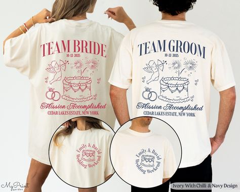 Custom Team Bride Wedding Shirt For Bridesmaids, Gift For Best Man, Wedding Guests Merch For Luxury Wedding, Toss Wedding Tees, Wedding Club Wedding T-shirt Ideas, Funny Wedding Shirts, Wedding Party Tshirt Ideas, Bridesmaid T Shirts Ideas, Tshirt Toss Wedding, Wedding Shirts For Guests, Wedding Tshirt Toss, Gifts For Bride On Wedding Day, Wedding Tshirts Ideas