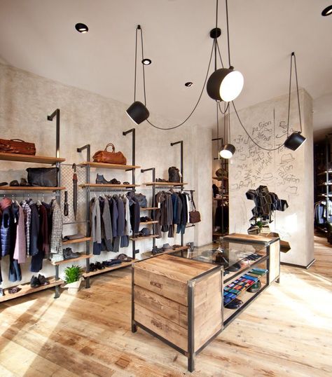 On a budget and want to Decorate a New Retail Space? Clothing Store Interior, Clothing Store Design, Store Design Boutique, Boutique Display, Store Interiors, Design Blogs, Entertainment Center Decor, Shop Fittings, Retail Store Design