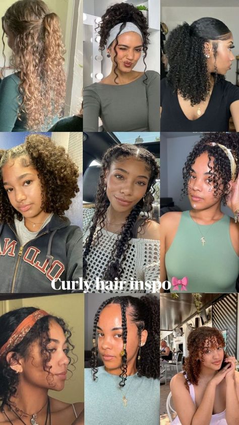 Shorter Curly Hairstyles, Curly Beach Hairstyles, Shoulder Length Curly Hairstyles, Quick Curly Hairstyles, Curly Hair Beauty, Curly Hair Care Routine, Mixed Curly Hair, Curly Hair Tutorial, Quick Natural Hair Styles