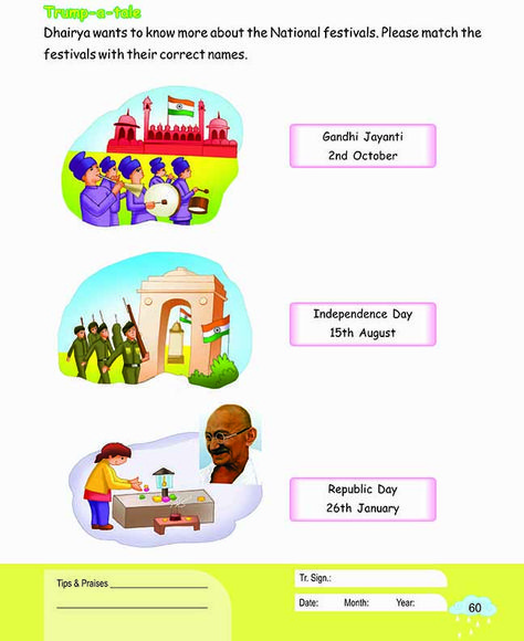 KNOW ABOUT NATIONAL FESTIVAL National Festivals Of India Chart, Festivals Of India Worksheet, National Festivals Of India, Sense Organs, National Festival, India Images, Festivals Of India, Math Word Problems, 1st Grade Worksheets