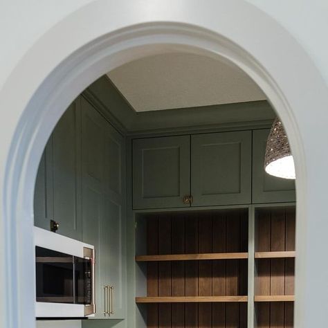 @welcomehome_willowflats on Instagram: "This pantry needs its own moment 👏🏻 This may be one of my favorite spaces in the whole house! Having an organized and functional but beautiful pantry was at the very top of my priority list when we started designing. Coming from a rental house with a teeny closet as a pantry, I couldn’t wait for a place that could hold all the small appliances and keep the kids snacks organized! @abcustomcabinets really outdid themselves! They took all my ideas and made it happen 👏🏻 • • • • • • #56478SM #56478smhouseplan #adhouseplans #ad56478sm #Pantry #PantryInspo #ButlersPantry #PantryDesign #NewConstruction #HomeDesign #HomeInspo" Pantry Entrance From Kitchen, Pantry Entrance, Mudroom Addition, Beautiful Pantry, Snack Organizer, Priority List, Priorities List, Rental House, Butler's Pantry