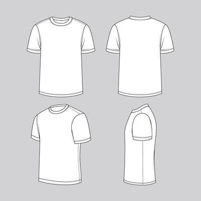 Regular fit Short sleeve T-shirt technical fashion Flat Sketch vector Illustration template Template Front and Back views. 6999863 Vector Art at Vecteezy Tshirt Sketch Drawing, T Shirt Template Front And Back, Procreate Shirt Design, Tshirt Flat Sketch, T Shirt Technical Drawing, T Shirt Flat Sketch, White T Shirt Template, T Shirt Outline, Volleyball T Shirt Designs