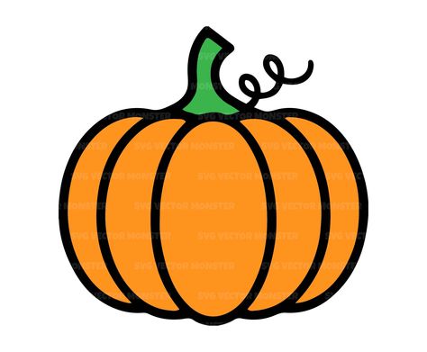 Pin Sticker, Pumpkin Outline, Pumpkin Vector, Fall Clipart, White Figures, Svg Thanksgiving, Thanksgiving Svg, Pumpkin Svg, Pumpkin Png