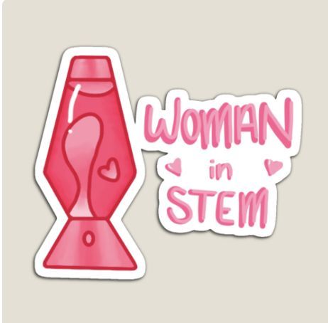 Pink Lava Lamp, Stem Major, Woman In Stem, Stem Women, Engineering Major, Math Wallpaper, Math Major, College Stickers, Science Stickers