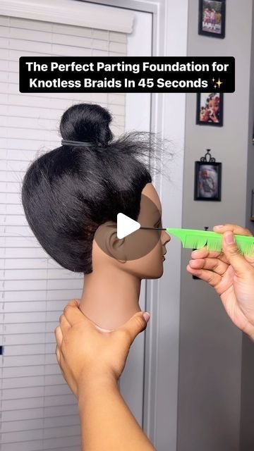 📍Germantown, Maryland | HOME BASED on Instagram: "Start using this parting technique & trust me you’ll cut down on your parting & overall braid time!  Do you need a bit more help parting out the rows & individual parts for your knotless braids? ➡️ head over to the link in my bio grab my parting guide & start mastering parting techniques that’ll help you increase your skills as a hair braider!🫶🏽 #braider #braiders" Medium Knotless Parting, Knotless Parting, Knotless Braids Parting Pattern, Parting Guide, Box Braids Parting Guide, Germantown Maryland, Medium Knotless Braids, Medium Knotless, Hair Braider