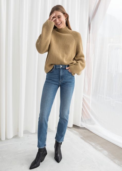 Vintage Slim Jeans Outfit, Jean Slim Outfit, Slim Fit Jeans Outfit Women, Slim Jeans Outfit Women, Slim Straight Jeans Outfit, Slim Fit Jeans Outfit, Slim Jeans Outfit, Slim Fit Mom Jeans, Classy Jeans