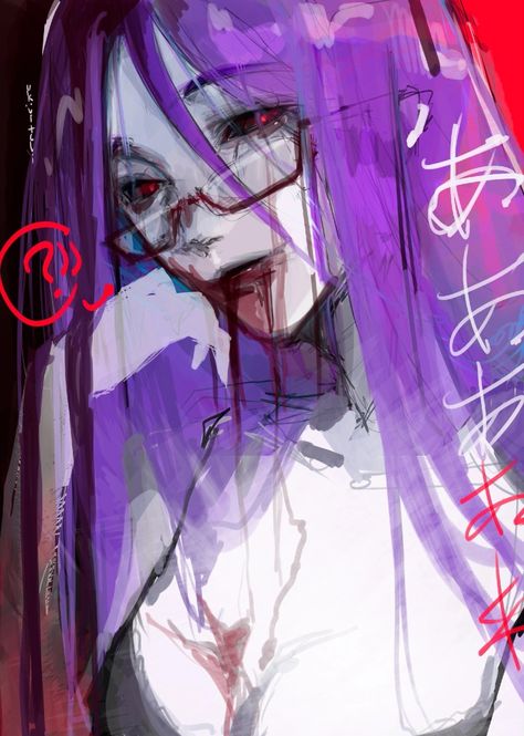 Tokyo Ghoul Rize, Rize Kamishiro, Ken Tokyo Ghoul, Tokyo Ghoul Manga, Cute Profile Pictures, 영감을 주는 캐릭터, Cute Art Styles, Art Inspiration Drawing, Funky Art