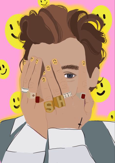 Harry Stylea, Harry Styles Drawing, Harry Styles Poster, Harry Styles Aesthetic, Posca Art, Hip Hop Art, Van Gogh Art, One Direction Pictures, Music Poster