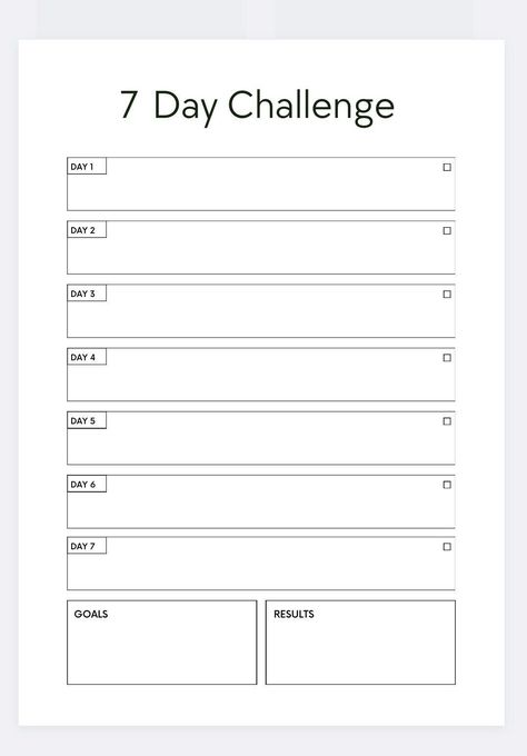 7 Day Challenge,weekly Challenge Template,7 Day Goal Planner,challenge Tracker Printable,personal Development Planner,weekly Habit Tracker - Etsy Canada in 2024 Fun Habit Tracker, Planner Challenge, Free Printable Habit Tracker, 7 Days Challenge, Weekly Planner Pdf, Challenge Template, Habit Tracker Ideas, Weekly Habit Tracker, Printable Habit Tracker