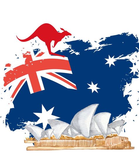 January 26th is Australia's National Day. A day of freedom and fun.Australia has a lot to offer and the kangaroo is one of them that originated here. Australian Party, Koala Drawing, Australian People, Happy Australia Day, Canberra Australia, Australian Flags, Australia Flag, Australia Day, Event Food