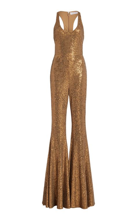 Sequined Stretch-Jersey Jumpsuit by MICHAEL KORS COLLECTION for Preorder on Moda Operandi Jersey Jumpsuit, Michael Kors Collection, Dance Costumes, Moda Operandi, Fashion Collection, Jumpsuit Romper, Michael Kors, Jumpsuit, Sleek