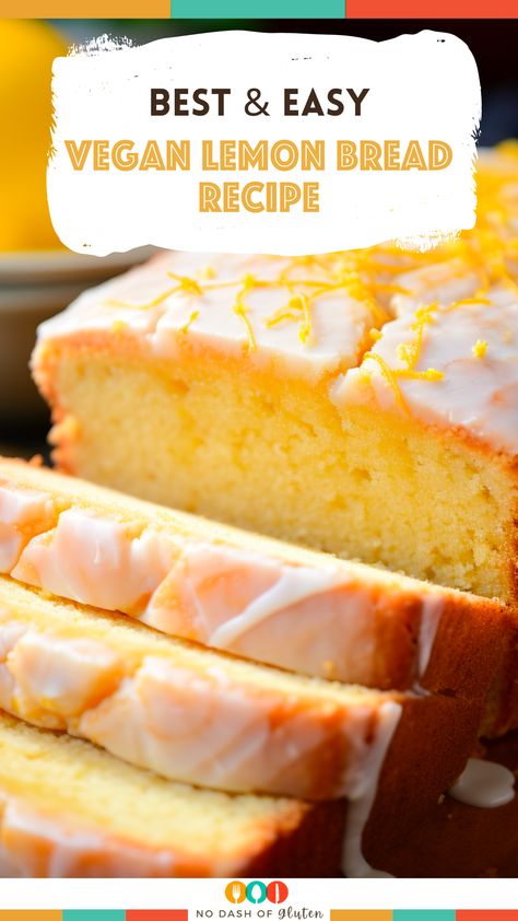 Vegan Lemon Bread – A burst of lemony goodness in every bite! Moist, dairy-free, and oh-so-tangy. Try it now! Easy Lemon Loaf, Vegan Lemon Loaf, Baklava Recept, Lemon Bread Recipe, Patisserie Vegan, Cheesecake Vegan, Lemon Loaf Cake, Lemon Bread, Lemon Loaf