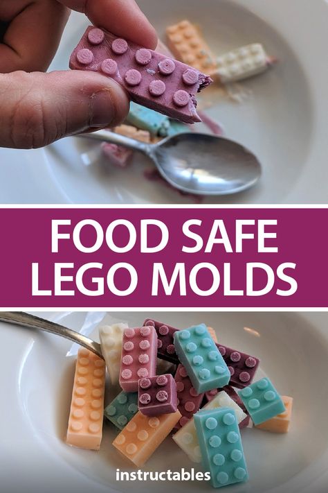 Learn how to make a food safe LEGO mold for ice, chocolates, and more. As well as, a healthy recipe for colorful frozen yogurt treats you can use in your new mold. #Instructables #toy #moldmaking #casting #recipe #dessert #treat #silicone Things To Make In Silicone Molds, Frozen Yogurt Recipe Healthy, Lego Molds, Silicone Molds Recipes, Yogurt Treats, Healthy Frozen Yogurt, Best Time To Eat, Rabbit Stuff, Baby Cooking