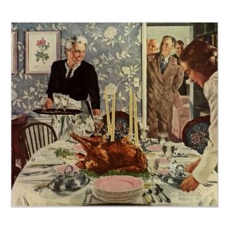 VintageThanksgivingTurkeyDinnerwithFamily 70s Thanksgiving, Dinner With Family, Thanksgiving Wall Art, Retro Thanksgiving, Thanksgiving Art, Thanksgiving Invitation, Vintage Thanksgiving, Thanksgiving Family, Holiday Postcard