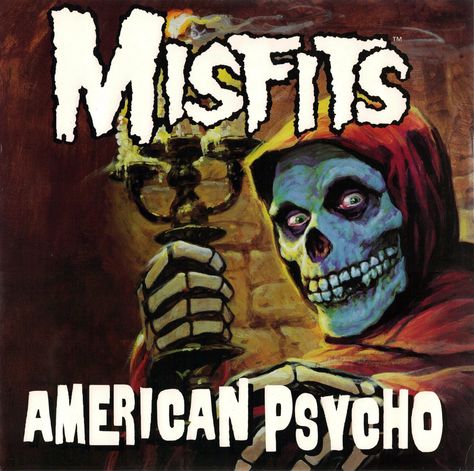 Misfits - American Psycho Misfits Band Art, Misfits Band, Danzig Misfits, Dead King, Trick Or Treat Studios, The Misfits, Famous Monsters, Red Hood, Music Albums