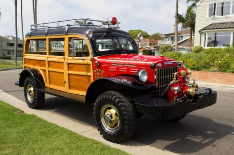 Outstanding Restoration: 1949 Dodge Power Wagon Fire Chief’s Truck | Bring a Trailer Power Wagon For Sale, Old Dodge Trucks, Woody Wagon, Dodge Power Wagon, Dodge Trucks Ram, Fire Chief, Rescue Vehicles, Power Wagon, Expedition Vehicle