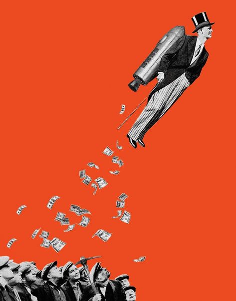 The Rich Can’t Get Richer Forever, Can They? | The New Yorker Corporate Greed, Artwork Ideas, The University Of Chicago, Free Market, Big Business, Rich People, Sociology, The New Yorker, How To Get Rich