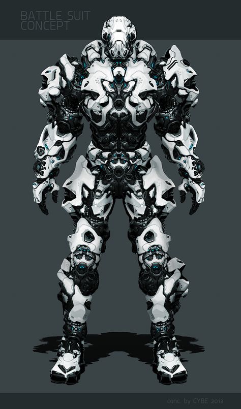 BATTLE SUIT CONC. on Behance Suit Concept Art, Sci Fi Armor, Futuristic Armor, Futuristic Armour, Mech Suit, Sci-fi Armor, Battle Suit, Arte Robot, Power Armor