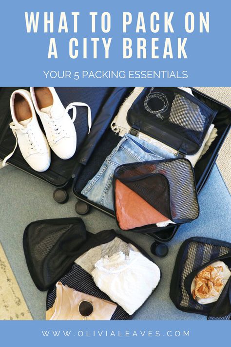 It's 2020! What you need to pack for your next European city break | OliviaLeaves.com | #TravelTips #CityBreak #VisitEurope #PackingTips #TravelBlog What To Pack For City Trip, What To Pack For Weekend Trip, City Break Packing, City Break Outfit, European City Breaks, Packing Essentials, European City, Packing Lists, Family Holidays