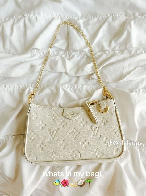 Luxury Purses Aesthetic, Cute Bags Designer, Cute Louis Vuitton Bags, Purses And Handbags Aesthetic, White Lv Bag, Luxurious Purses, Small Louis Vuitton Purse, Louis Vuitton Bag Aesthetic, Luxury Bags Aesthetic