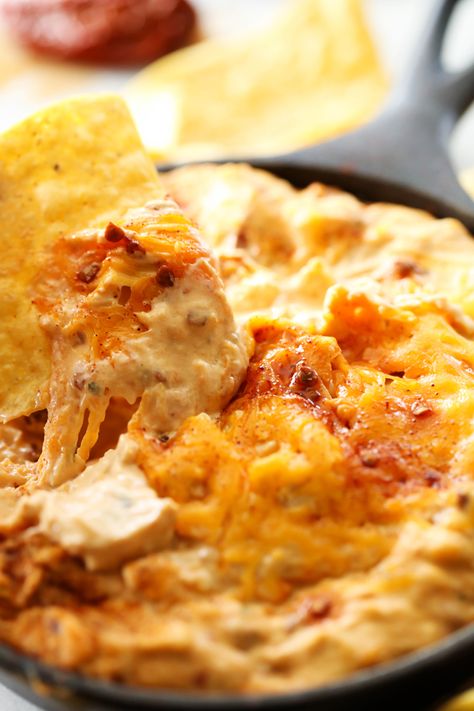 Chipotle Chicken Ranch Dip - Chef in Training Chicken Ranch Dip Recipe, Chicken Ranch Dip, Ranch Dip Recipe, Awesome Appetizers, Chicken Ranch, Chipotle Peppers, Sweet Dips, Creamy Dip, Ranch Dip