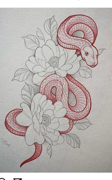 Feminine Knee Tattoo, Divine Feminine Tattoo, Kitsune Tattoo, Tattoo Pieces, Snake Sketch, Tattoo Koi, Carcase Iphone, Tattoo Design For Women, Tattoo Red