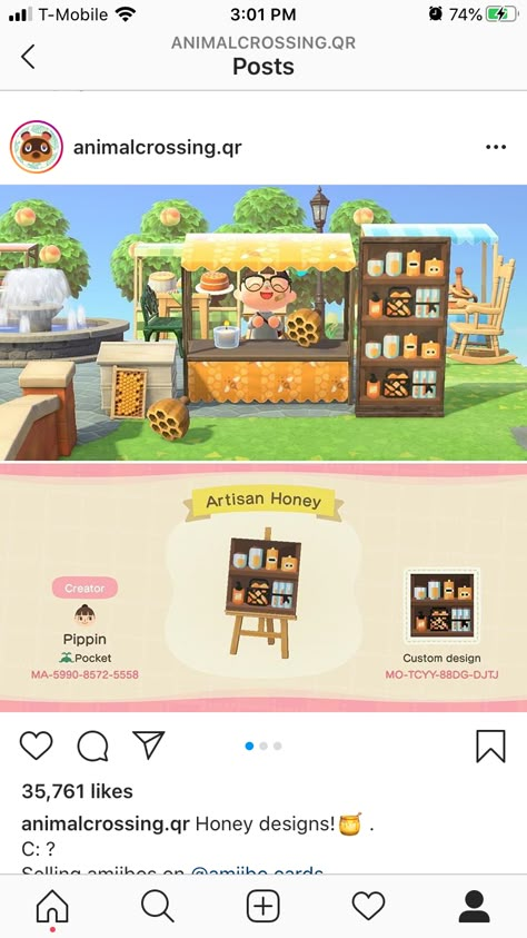 Acnh Roost Design, Farmcore Island Animal Crossing, Acnh Orange Juice Stand, Acnh Food Truck Design, Acnh Outdoor Kitchen Ideas, Acnh Stacked Bags Design, Acnh Honey Stall Ideas, Animal Crossing Fruit Stand, Acnh Fish Market Design Codes