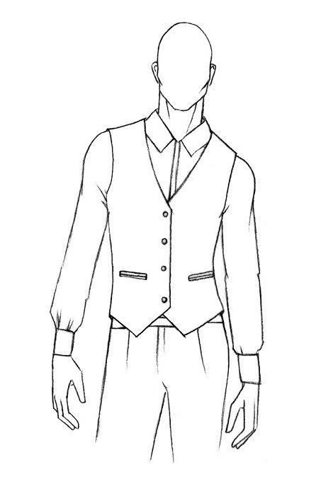 Vest Sketch, Fashion Sketches Men, Drawing Men, Suit Drawing, Croquis Fashion, Fashion Illustration Tutorial, Fashion Figure Drawing, Mens Fashion Illustration, Fashion Illustrations Techniques