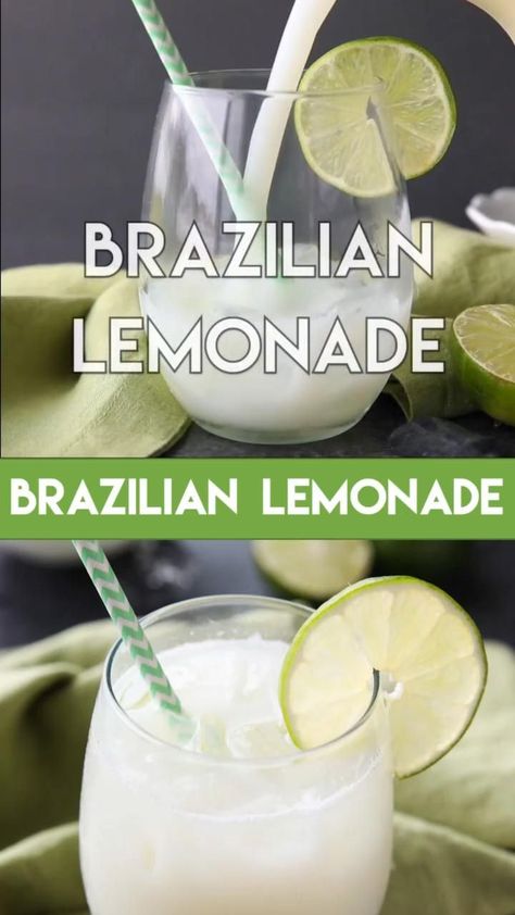 Liquor Ideas, Alcholic Drink, Brazilian Lemonade, Iced Drinks Recipes, Healthy Snacks To Buy, Alcholic Drinks, Coctails Recipes, Decorações Com Comidas, Drink Recipes Nonalcoholic