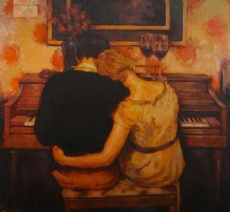 pianoforte on Instagram: “By Joseph Lorusso Fb.com/piano.music.page #piano #pianoforte #pianist #musica #classical #klavier #pianisti #concert #art #musique #musik…” Joseph Lorusso, Kansas City Art Institute, Kansas City Art, You Are My Moon, Popular Paintings, Romance Art, Southwest Art, Charles Bukowski, Art Institute Of Chicago