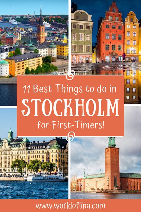 Things To Do In Stockholm, Stockholm Travel, Visit Stockholm, Stockholm City, Sweden Travel, Scandinavia Travel, Europe Travel Guide, Visit Italy, Stockholm Sweden