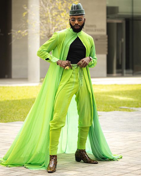 Swanky Jerry, Afro Punk Outfits, Mode Queer, Nigerian Fashion Designers, Thing About Me, Afro Punk Fashion, Gender Fluid Fashion, Nigerian Fashion, High Fashion Men