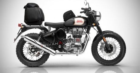 Based on the numerous spy media, IAB's digital manipulator Shoeb R Kalania has come up with a rendering of the Royal Enfield Classic 500 Scrambler. Royal Enfield Classic 500, Maruti 800, Royal Enfield Accessories, Royal Enfield Modified, Enfield Bike, Custom Built Motorcycles, Outlander Phev, Enfield Motorcycle, Enfield Classic