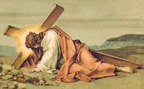 esepin megusta Carrying The Cross, Jesus Our Savior, Vintage Holy Cards, Jesus Christ Painting, Sign Of The Cross, Religious Pictures, Christian Images, Pictures Of Jesus Christ, Jesus Christ Images