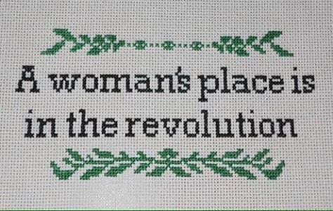 Night Vale, Riot Grrrl, Grl Pwr, Intersectional Feminism, The Patriarchy, Social Justice, Human Rights, Girl Power, Cross Stitch Pattern