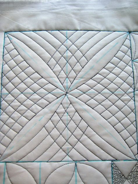 I thought for week 3 of our Free Motion Monday Quilting Adventure featuring ruler work, I'd focus on a few different designs and show how ru... Fmq Designs, Machine Quilting Pattern, Ruler Quilting, Quilting Stitch Patterns, Quilting Stitches, Patchwork Quilting Designs, Walking Foot Quilting, Free Motion Designs, Free Motion Quilting Patterns