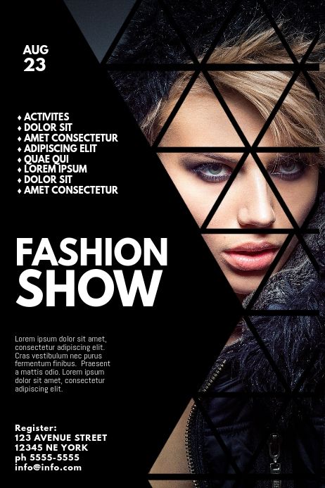 Cover Fashion Magazine, Fashion Poster Design Graphics, Fashion Show Poster Design, Fashion Show Flyer, Show Flyer, Fashion Flyer, Fashion Show Poster, Event Poster Template, Adobe Photoshop Design