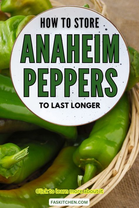 Close-up image of fresh, vibrant green Anaheim peppers displayed on a rustic wooden surface. The peppers have a smooth, elongated shape with slightly tapered ends. They are ready to be grilled, roasted, or stuffed, showcasing their bright color and mild flavor ideal for a variety of dishes. How To Preserve Anaheim Peppers, Preserving Anaheim Peppers, Anaheim Pepper Recipes, Anaheim Peppers, Stuffed Anaheim Peppers, Storing Spices, Anaheim California, Peppers Recipes, Chili Peppers