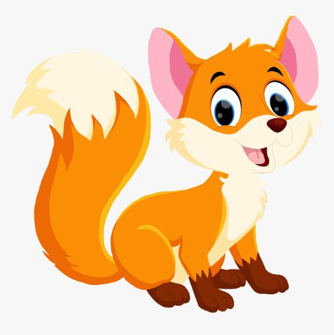 Cartoon Fox Drawing, Fox Cartoon, Fox Clipart, Fox Crafts, Fox Drawing, Fox Pictures, Baby Drawing, Drawing Templates