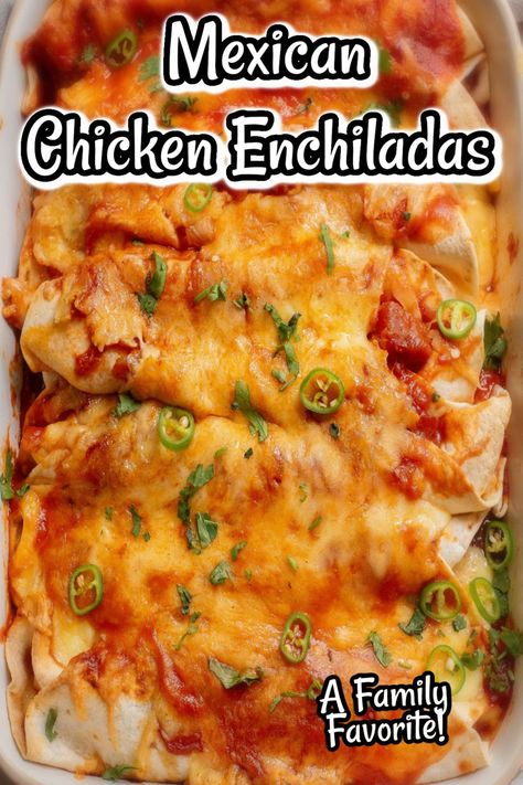 Authentic Chicken Enchiladas, Authentic Mexican Chicken, Real Mexico, Chicken Enchiladas Recipe, Mexican Chicken Recipes, Enchiladas Recipe, Spanish Recipes, Chicken Enchilada Recipe, Mexican Chicken