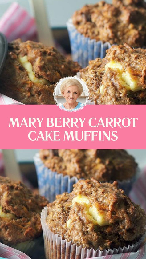 This easy carrot cake muffin recipe by Mary Berry is perfect for a quick, delicious snack or dessert. These muffins are filled with a creamy orange-flavored surprise and made with common ingredients like grated carrots and spices. Light, moist, and nutritious, they’re a simple way to enjoy a classic carrot cake flavor in muffin form. Mary Berry Carrot Cake Recipe, Moist Muffin Recipes, Marry Berry Recipes, Assorted Muffins, Moist Muffin Recipe, Church Snacks, Carrot Cake Muffin Recipe, Recipes Muffins, Classic Carrot Cake