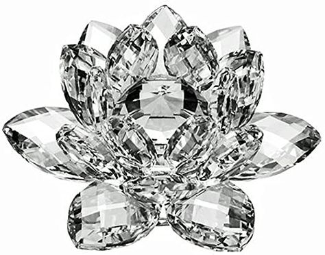 Lotus Flower Tattoo Design, Crystal Lotus, Feng Shui Crystals, Lotus Ring, Crystal Paperweight, Tattoo Designs And Meanings, Crystal Figurines, Flower Ornaments, Buy Crystals