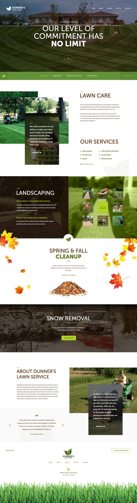 Dunners home screenshot Lawn Care Website Design, Gardener Design, Web Design Ux Ui, Cebu Philippines, Business Website Design, Web Ui Design, Wordpress Design, Website Design Layout, Website Development Services