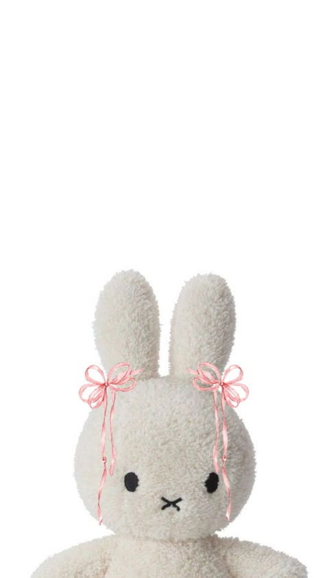 Miffy Wallpaper, Bunny Wallpaper, Connect With People, Your Aesthetic, Creative Energy, Ribbon, Energy, Pink, White